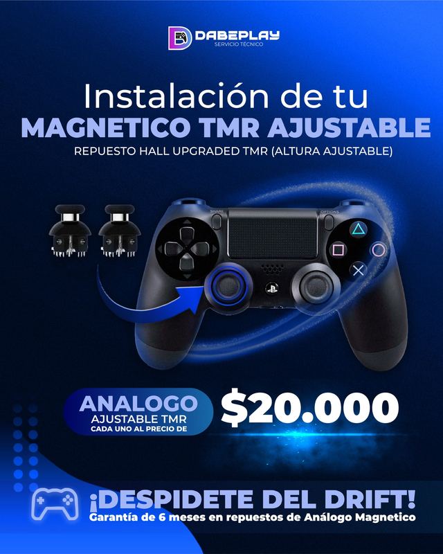 Análogo TMR ajustable PS4