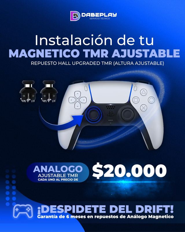 Análogo TMR ajustable DualSense