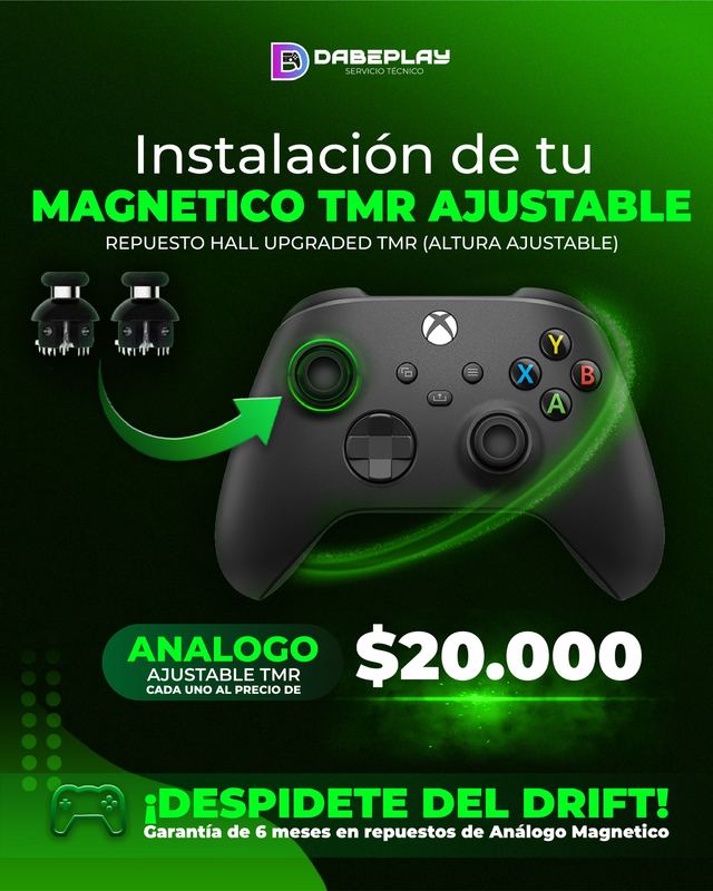 Análogo TMR ajustable Xbox