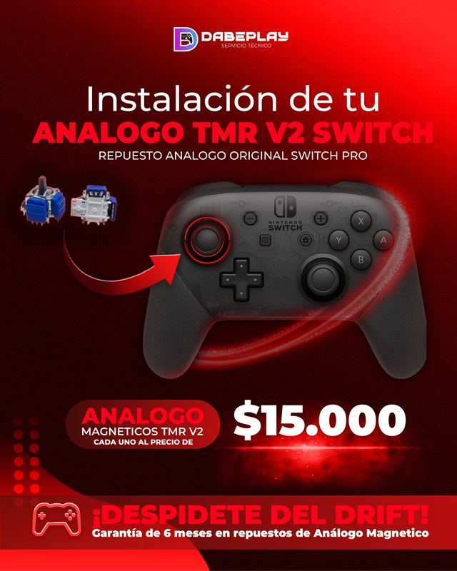 Análogo TMR V2 Switch Pro Controller