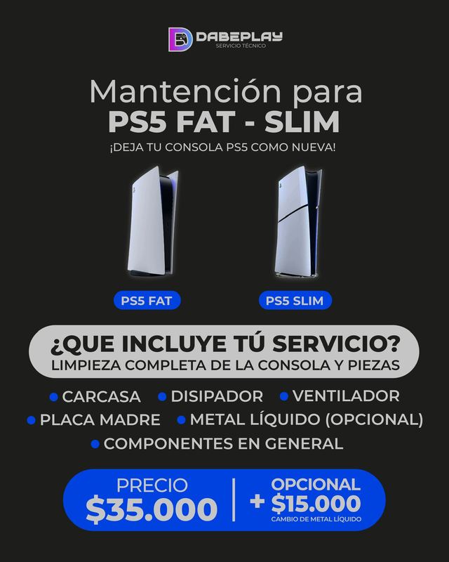 Mantención PS5