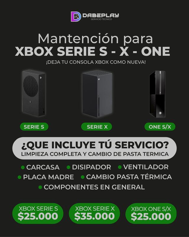 Mantención Xbox
