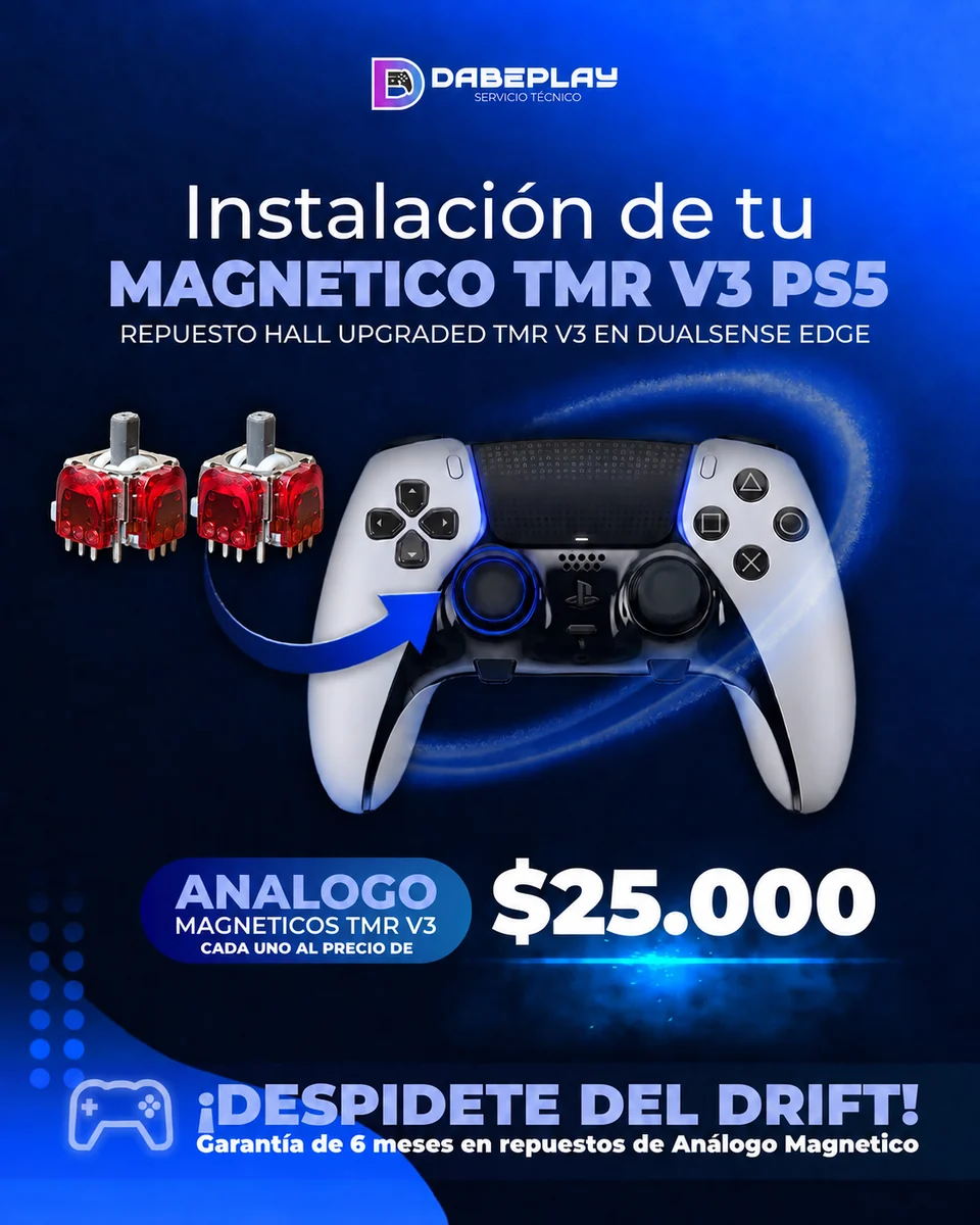 Afiche: Análogo magnético TMR V3 para DualSense Edge PS5
